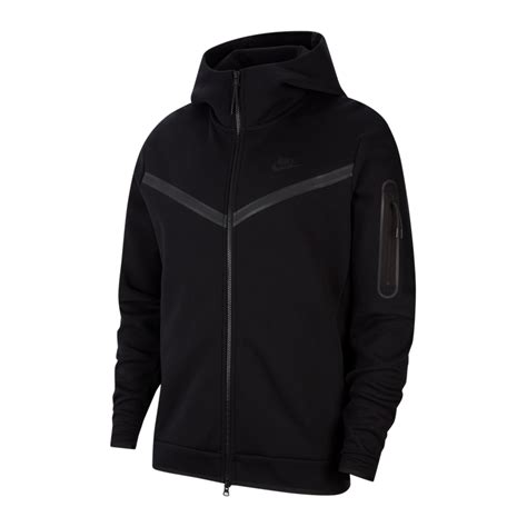 nike schwarze jacke aus winter fleece mit durchgehendem reißverschluss|Nike Tech Fleece Windrunner Full Zip Hoodie (CU4489) .